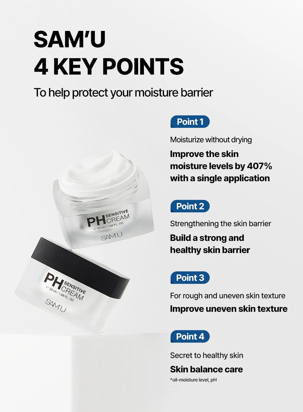PH Sensitive Cream (Jar) (50ml) - Image 6