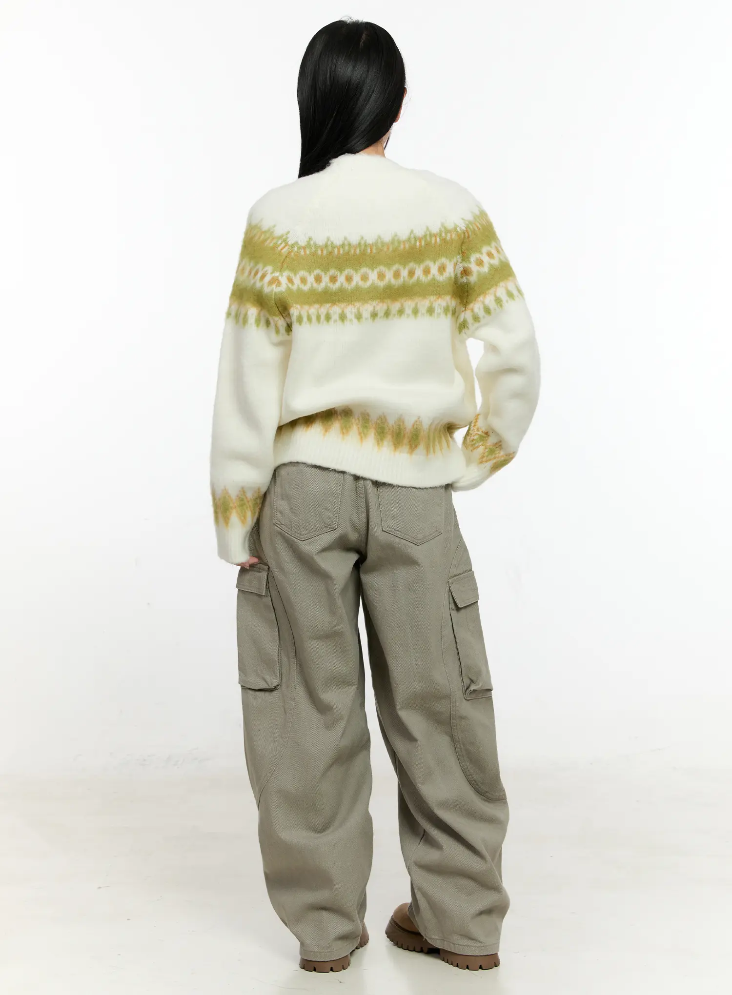 Pigment Cargo Wide-Leg Pants CN506 - Image 7