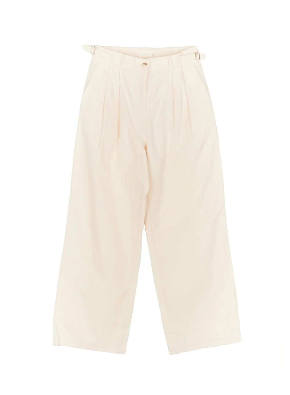 Pintuck Cotton Tailored Trousers CA502 - Image 11