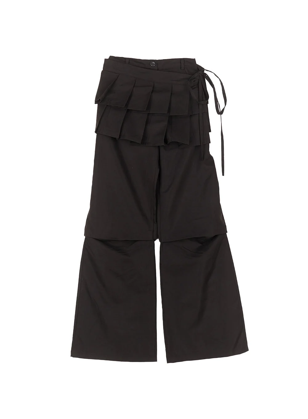 Pintuck Pleated Bootcut Skirt Pants CM503 - Image 15