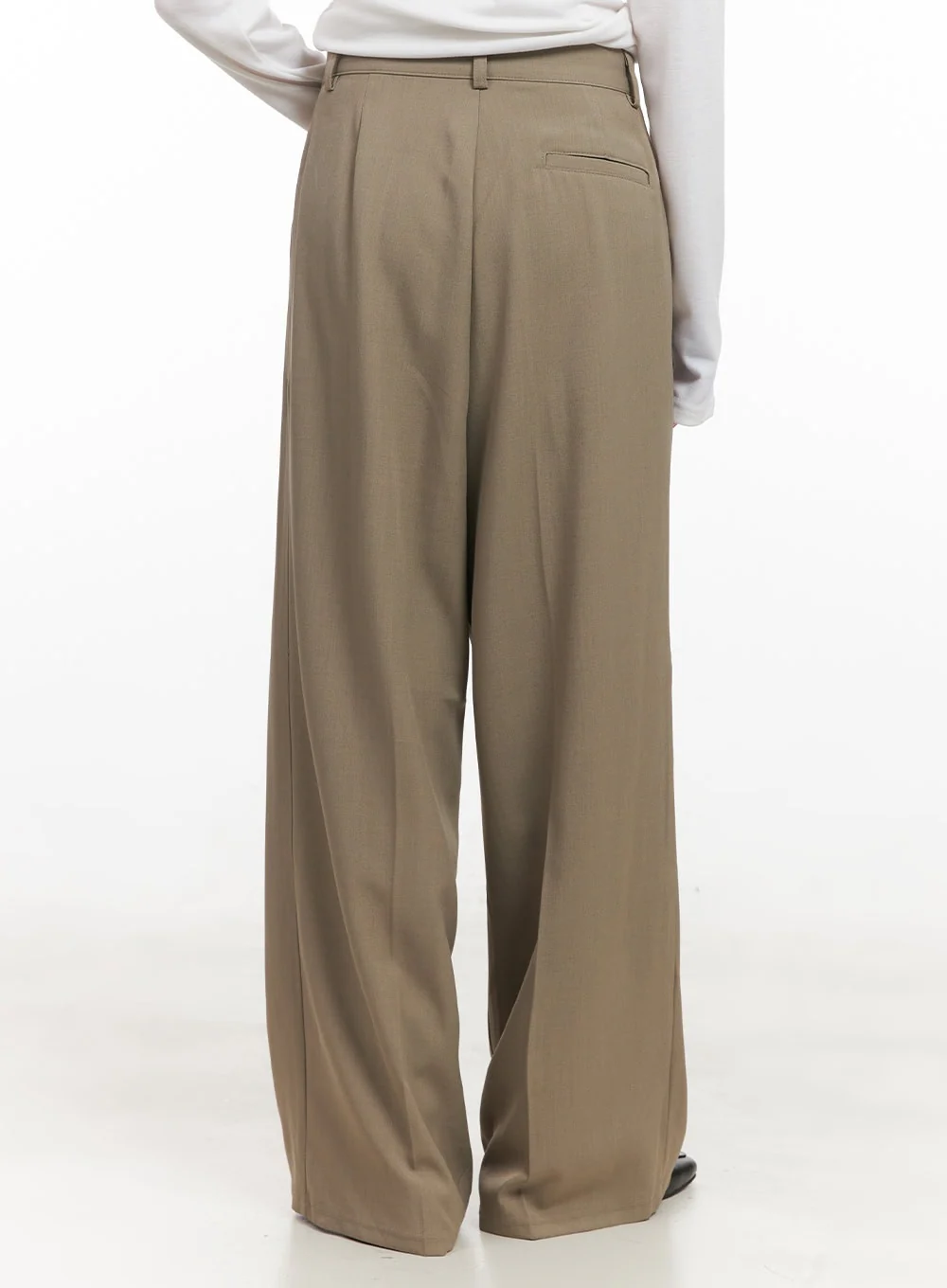 Pintuck Relaxed-Fit Slacks CJ528 - Image 5