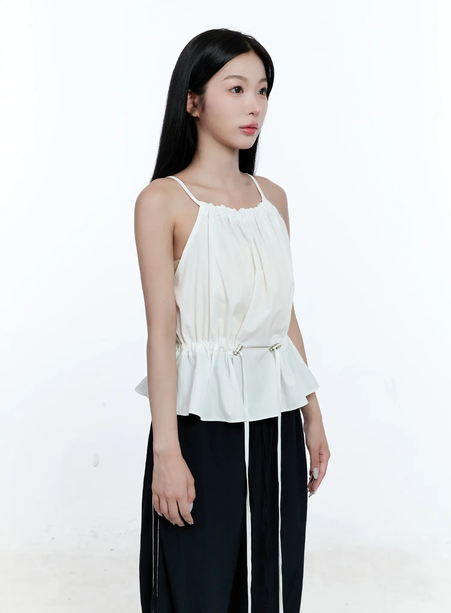 Pintuck String Halter Top CG512 - Image 10