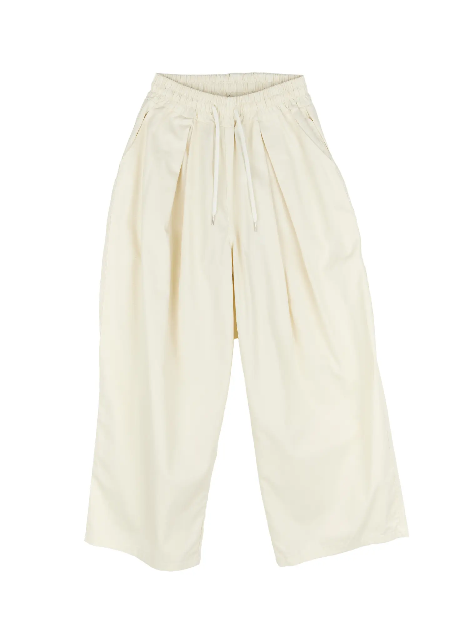 Pintuck Wide Cotton Pants CG518 - Image 12