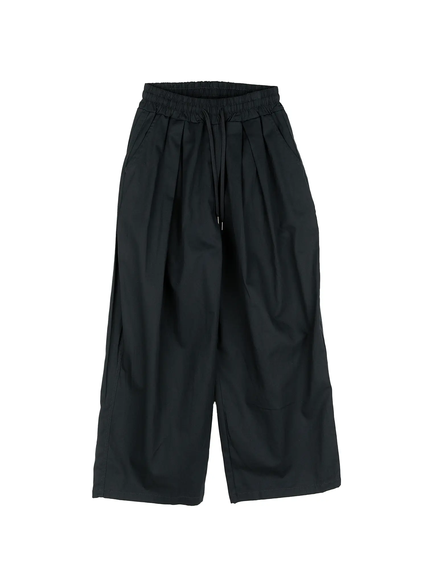Pintuck Wide Cotton Pants CG518 - Image 9