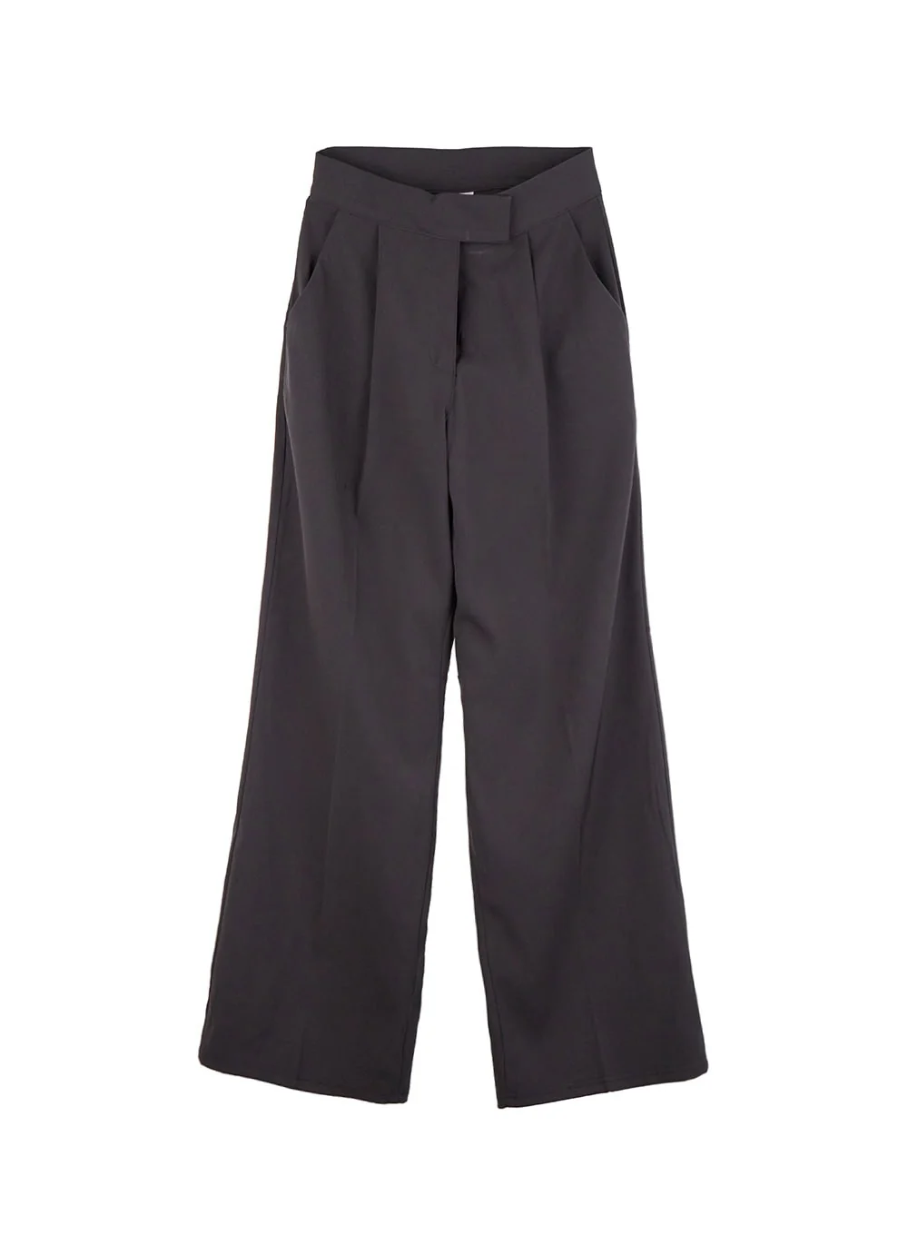 Pintuck Wide-Fit Dress Pants IJ510 - Image 9