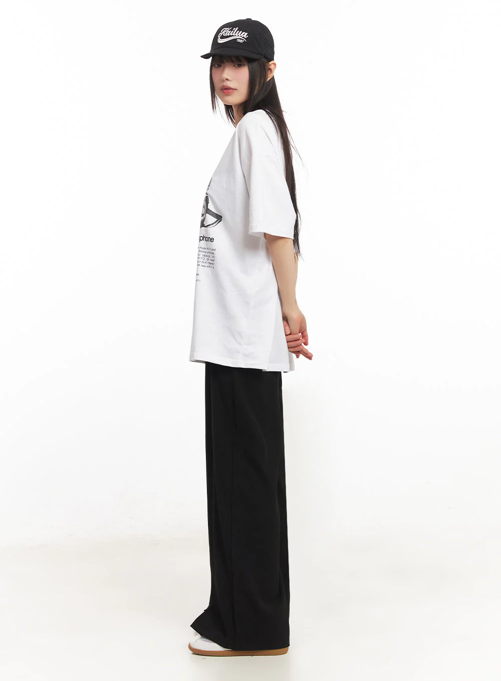 Pintuck Wide-Leg Slacks IY502 - Image 10