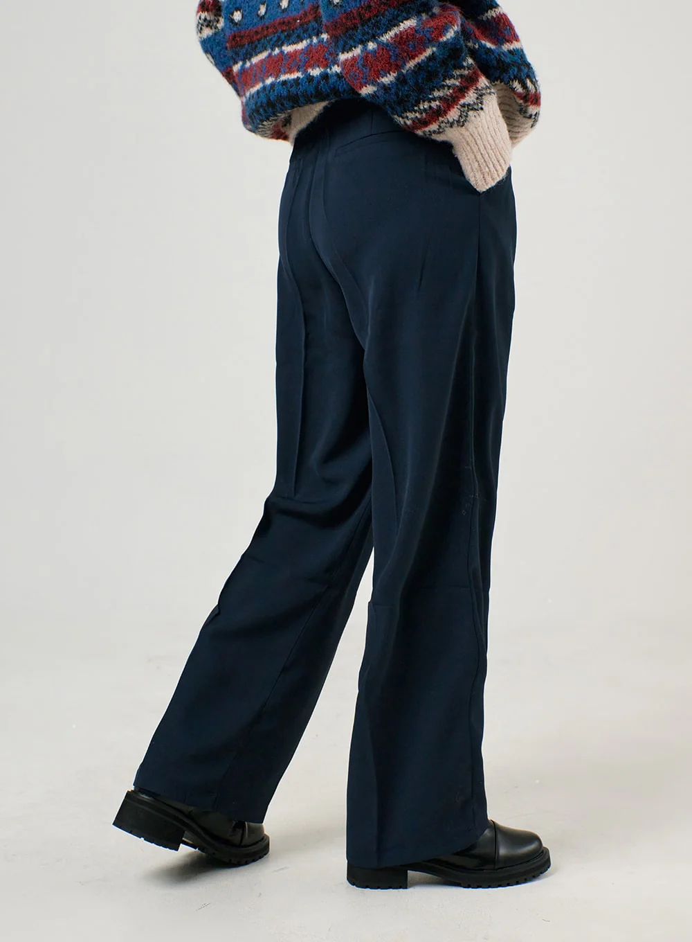 Pintuck Wide Pants OF405 - Image 6