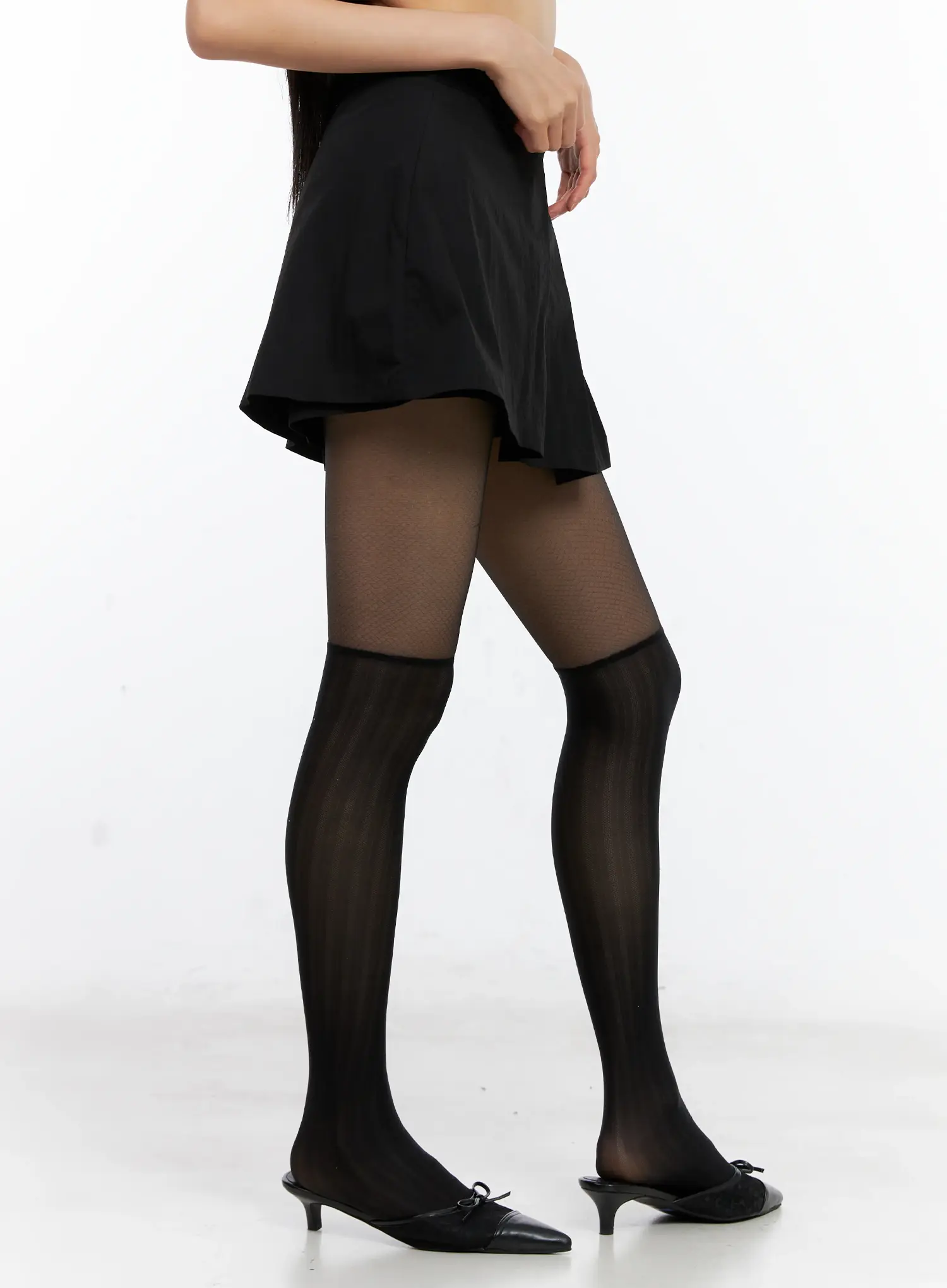 Pleated A-Line Mini Skirt CL529 - Image 6