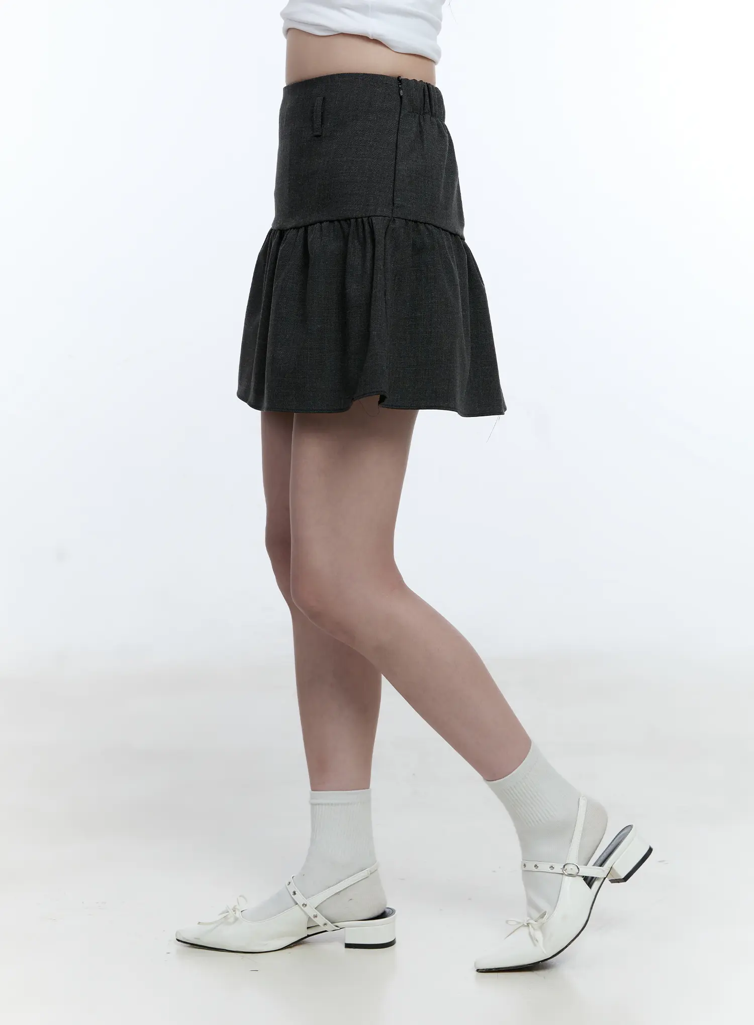 Pleated Flare Mini Skirt CG514 - Image 3