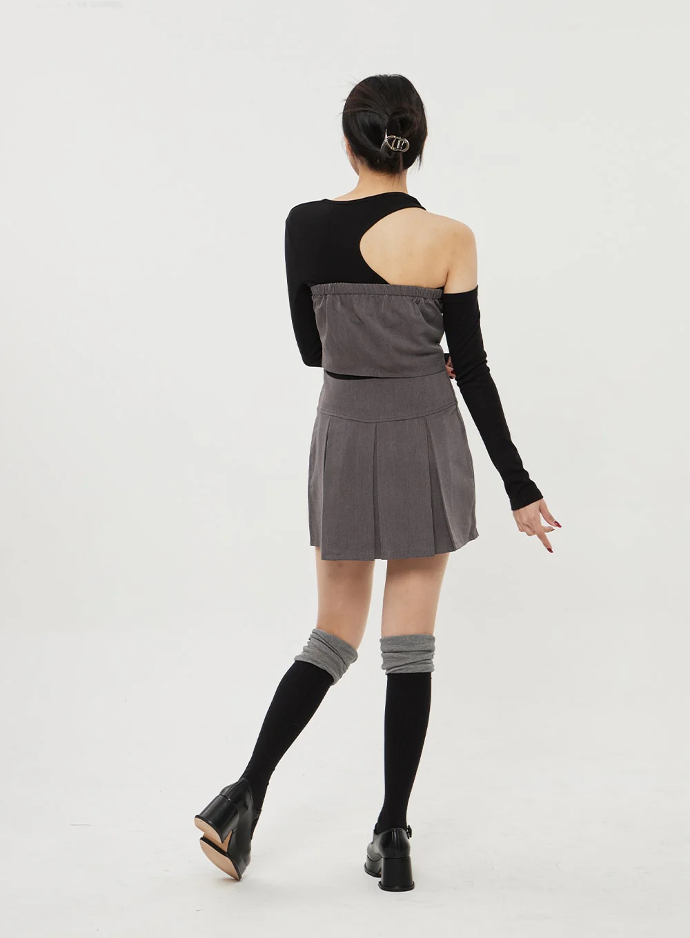 Pleated Mini Skirt BF314 - Image 5
