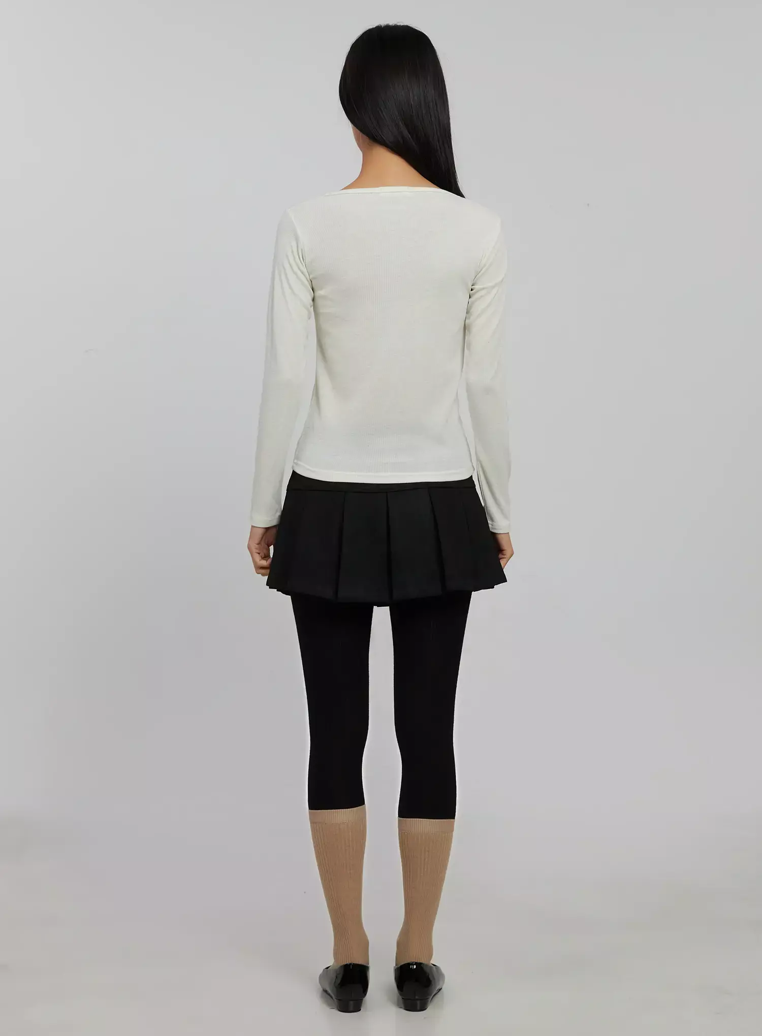 Pleated Mini Skirt IJ509 - Image 9