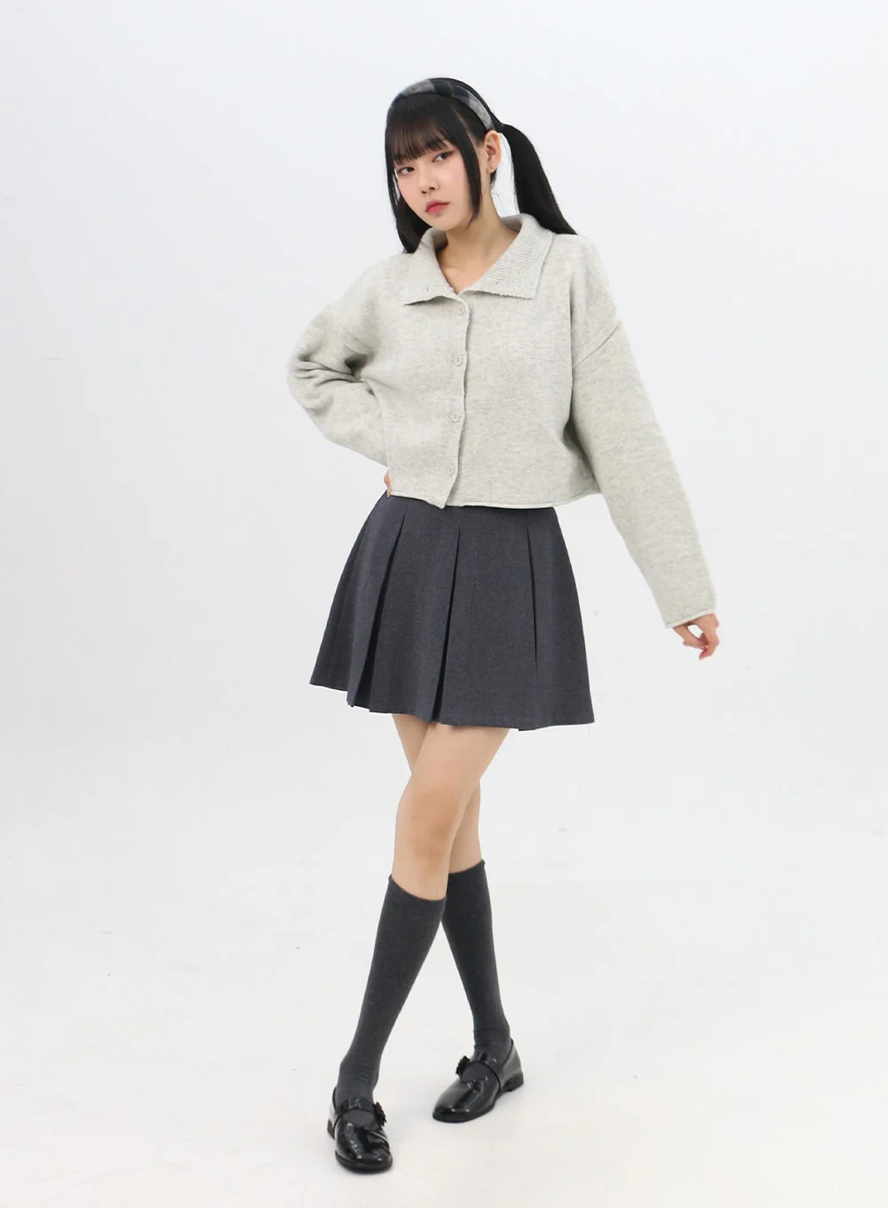 Pleated Mini Skirt IN314 - Image 6