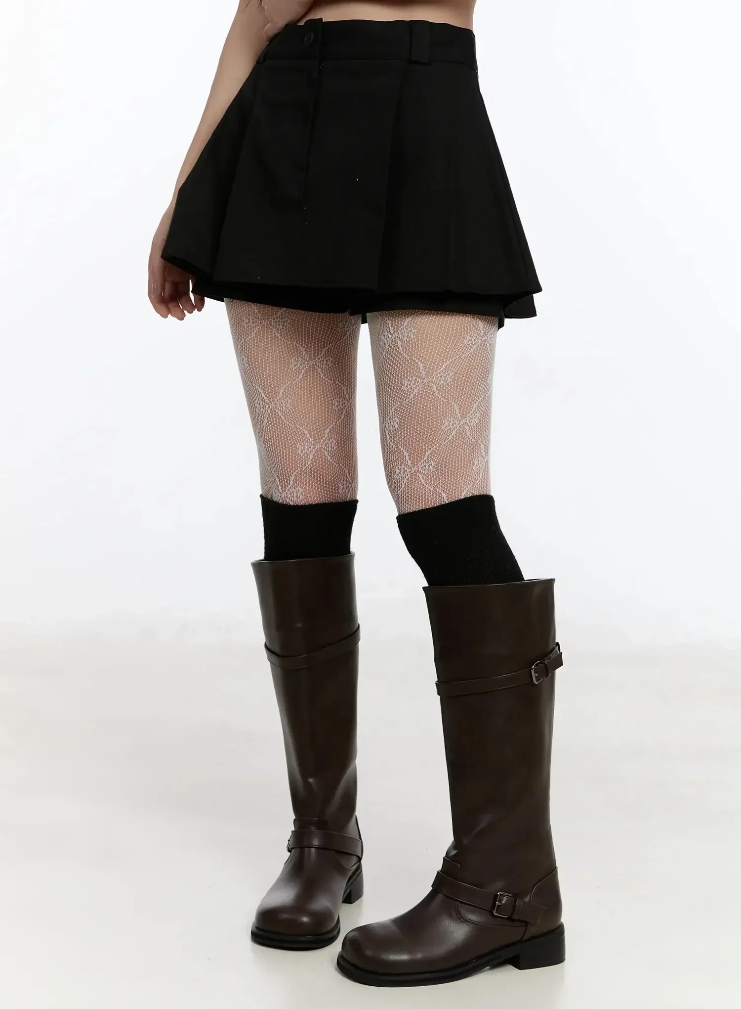 Pleated Mini Skort IM513 - Image 6