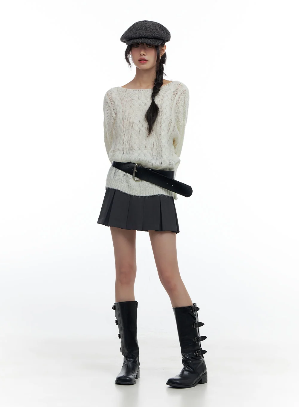 Pleated Perfection Mini Skirt CS420 - Image 2