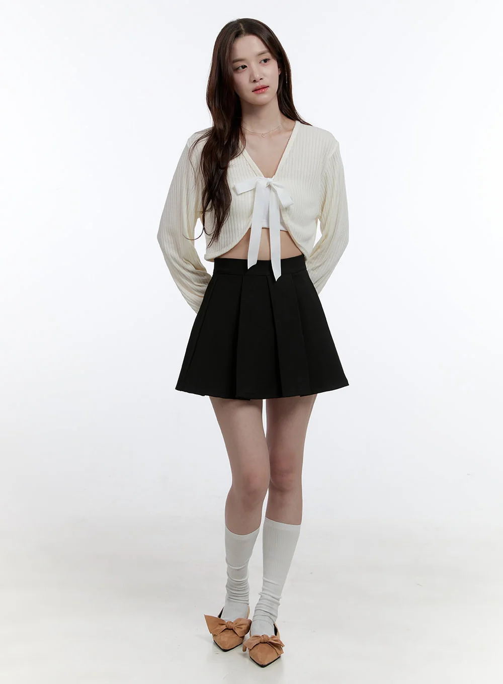 Pleated Solace Mini Skirt OO407 - Image 2