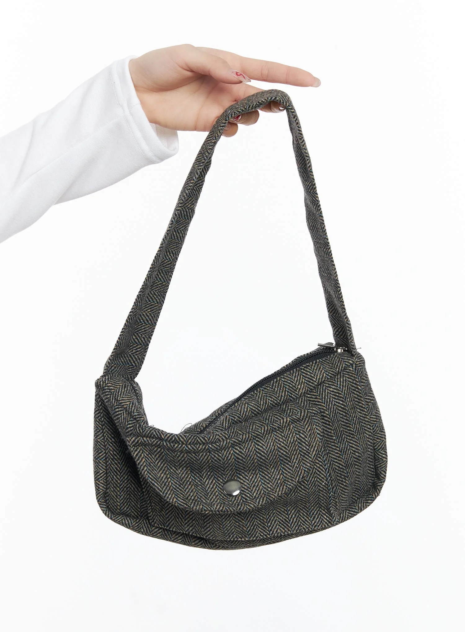 Pocket Herringbone Bag CJ527 - Image 5