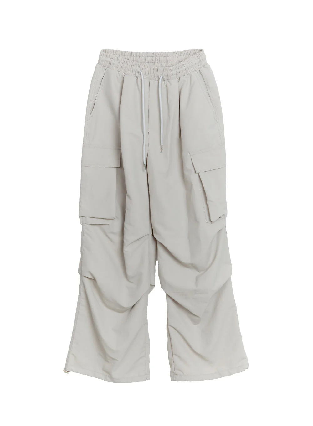 Pocketed Wide-Leg Cargo Pants IF510 - Image 16