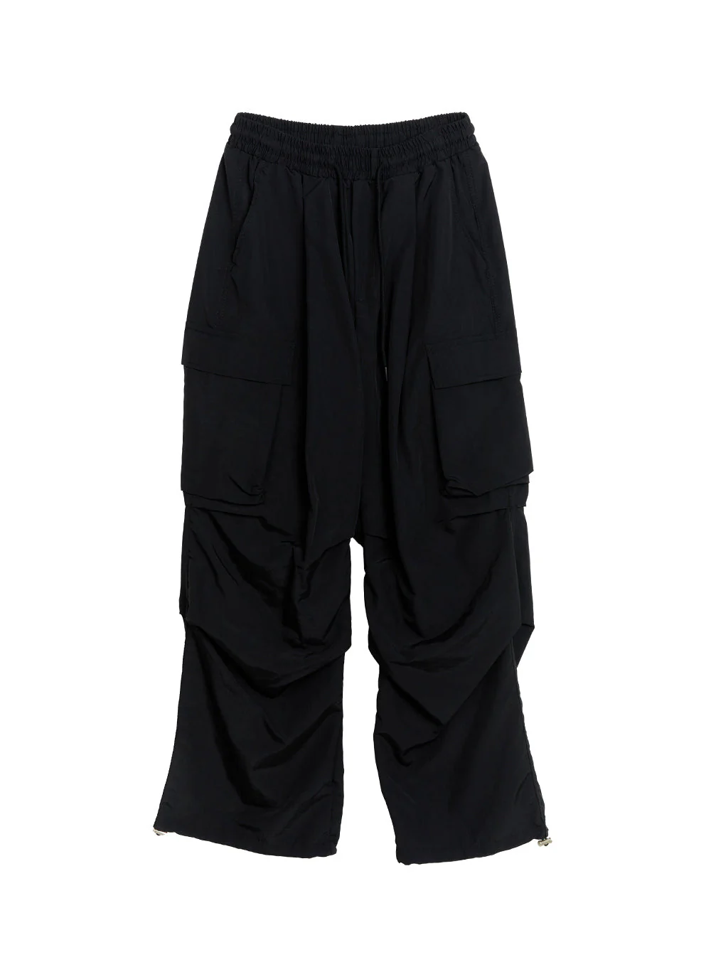Pocketed Wide-Leg Cargo Pants IF510 - Image 17