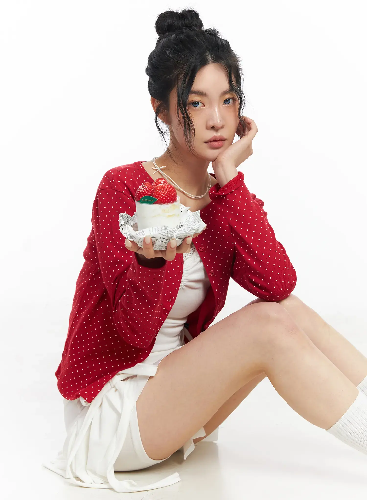 Polka Dot Cardigan CJ522