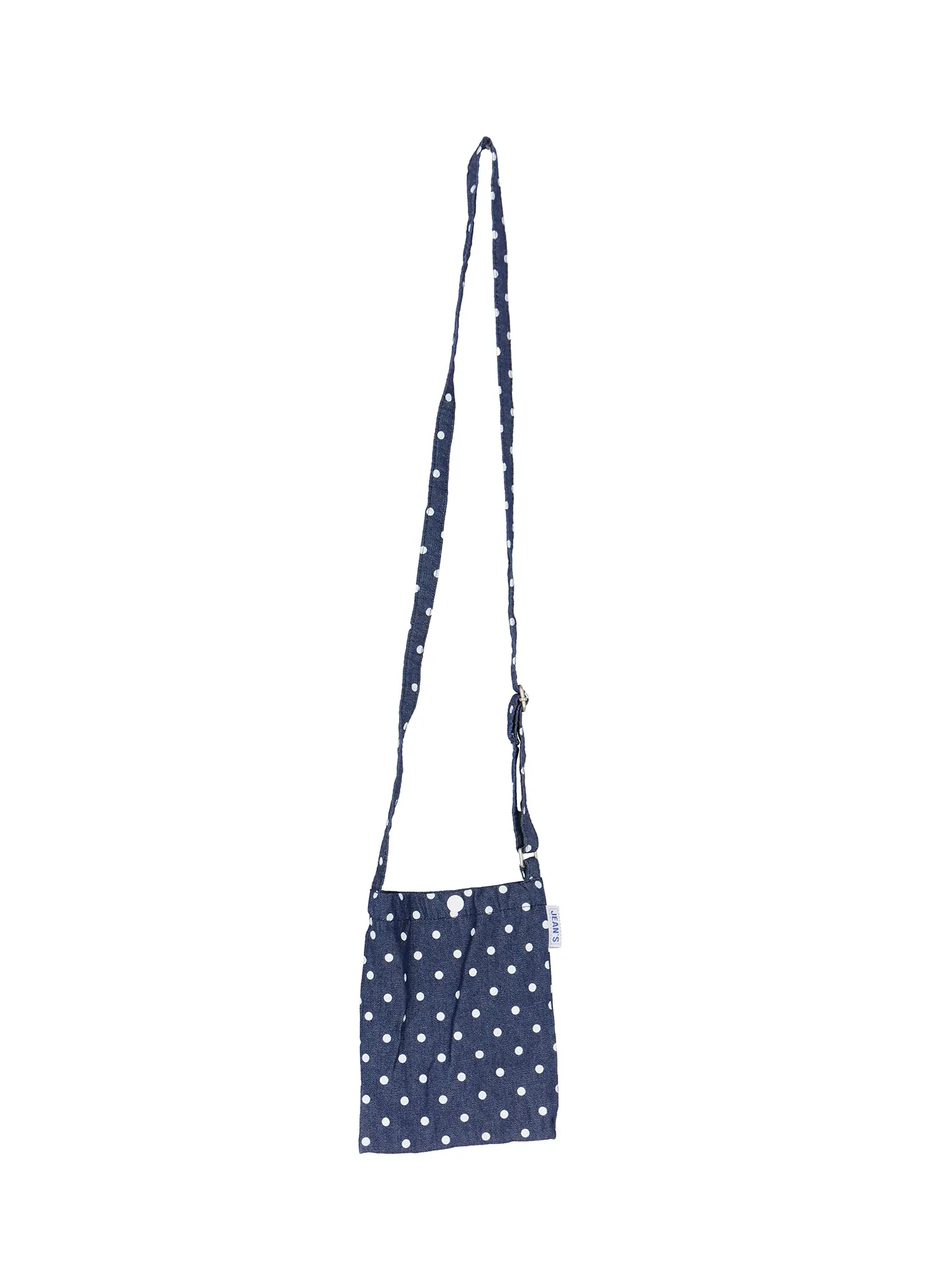 Polka Dot Denim Crossbody Bag IO502 - Image 5