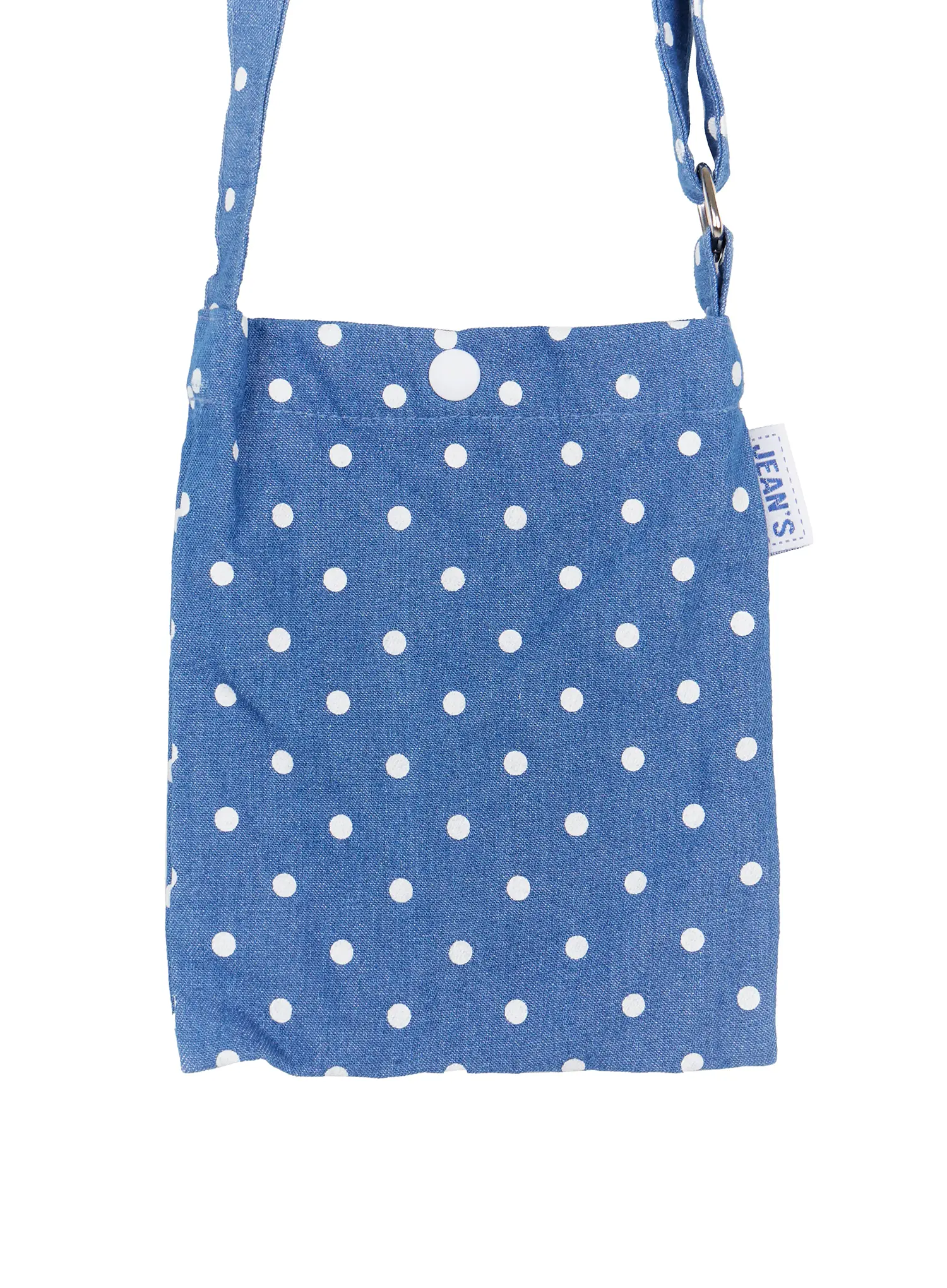 Polka Dot Denim Crossbody Bag IO502 - Image 7