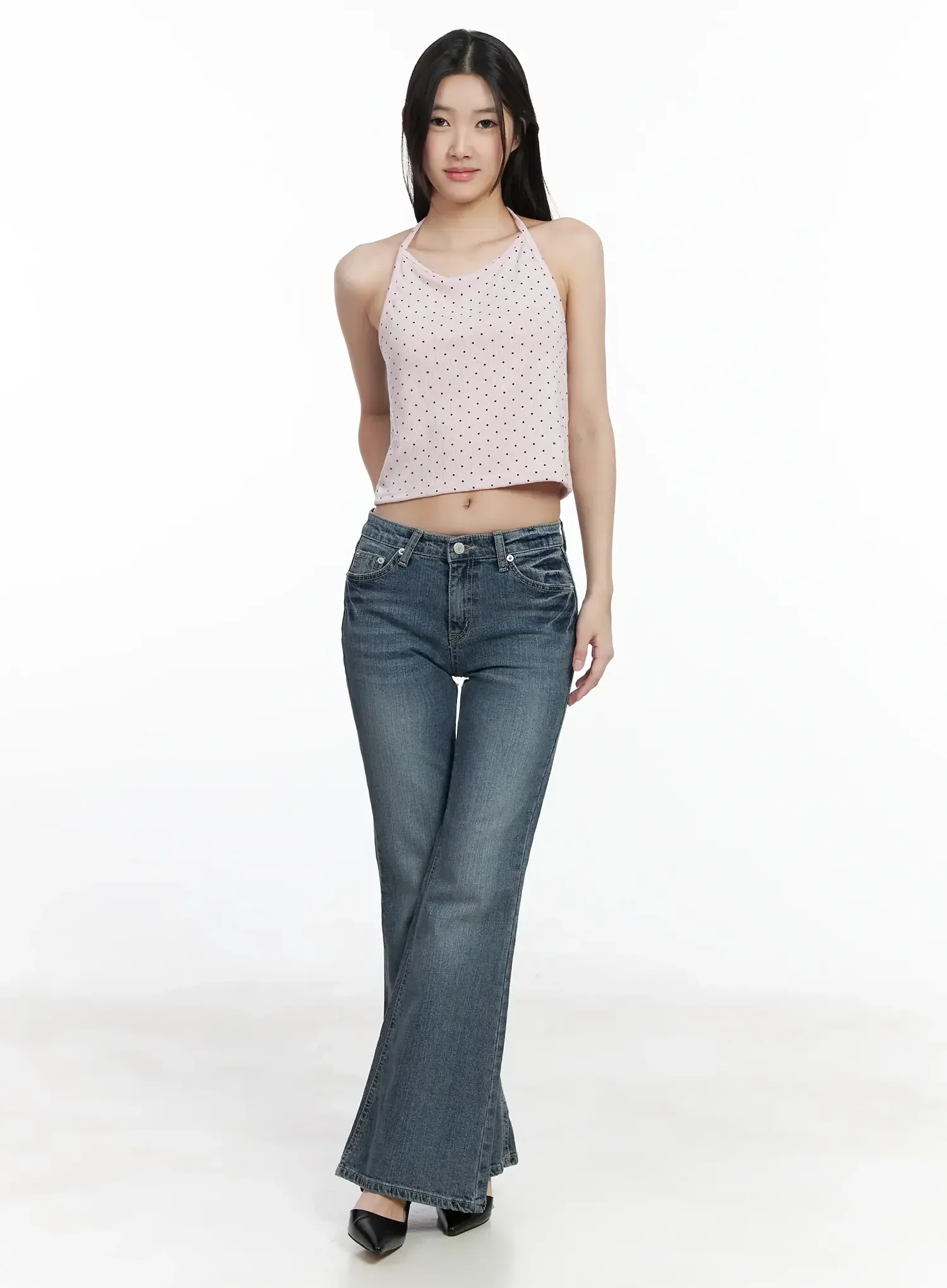 Polka Dot Halter Neck Top IM503 - Image 5