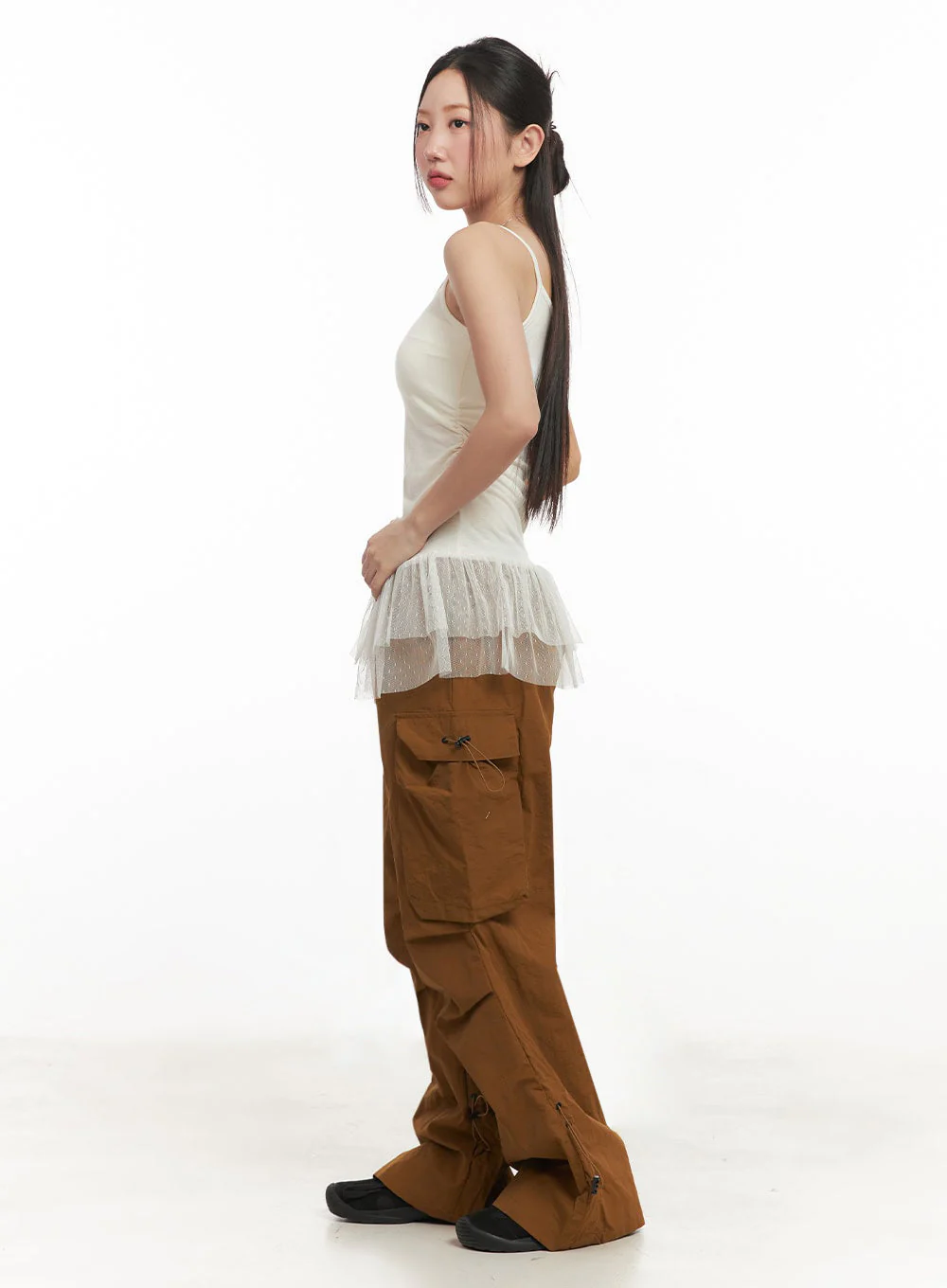 Polka-Dot Layering Skirt Cami Top IM525 - Image 12