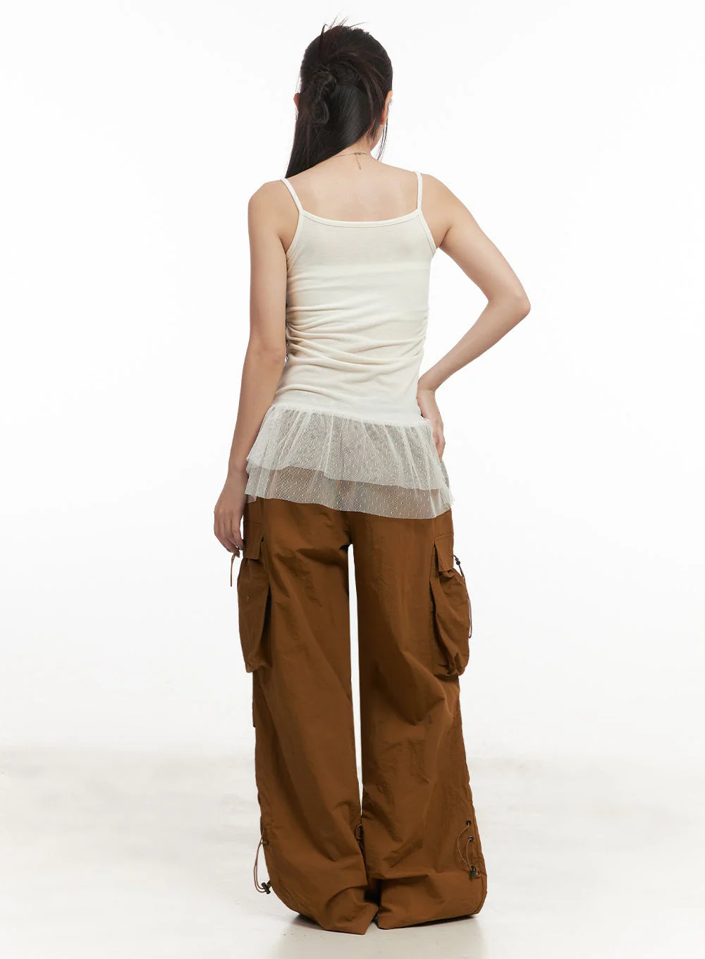 Polka-Dot Layering Skirt Cami Top IM525 - Image 13