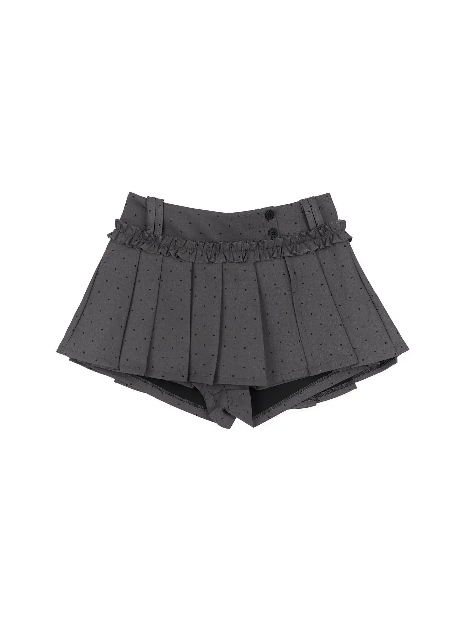 Polka Dot Pleated Mini Skirt CM518 - Image 12