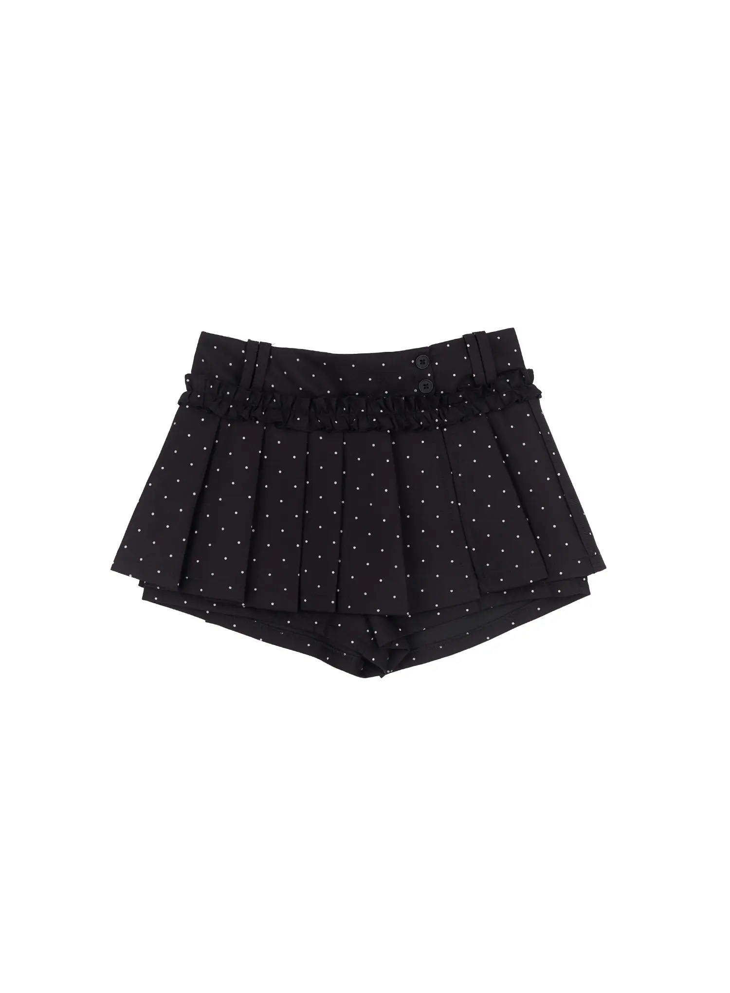 Polka Dot Pleated Mini Skirt CM518 - Image 13