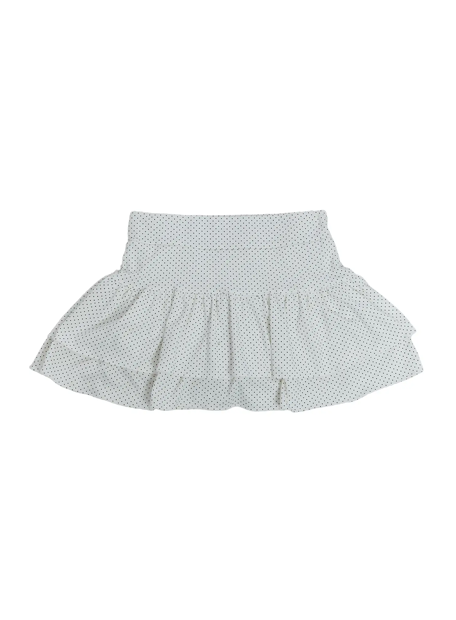 Polka Dot Ruffle Mini Skirt CU527 - Image 11