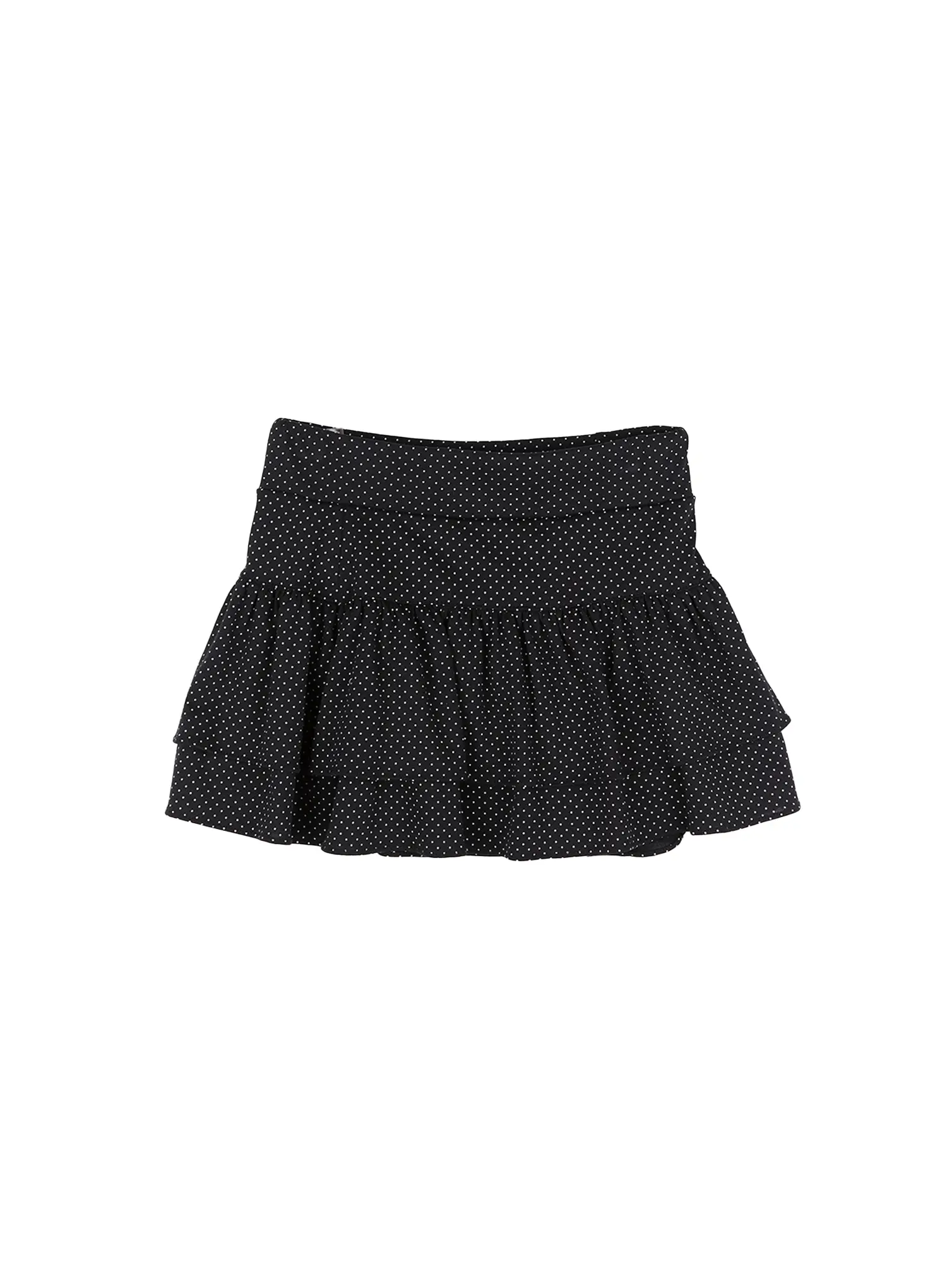 Polka Dot Ruffle Mini Skirt CU527 - Image 12