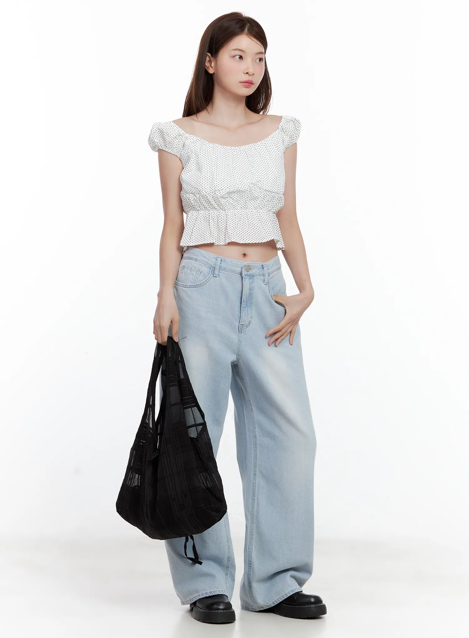 Polka Dot Sleeveless Blouse IU526 - Image 14