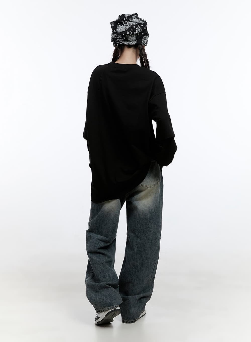 Poppy Retro Wash Baggy Jeans CS410 - Image 4