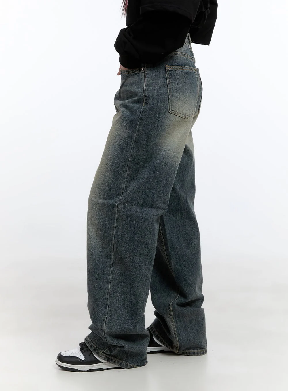 Poppy Retro Wash Baggy Jeans CS410 - Image 5