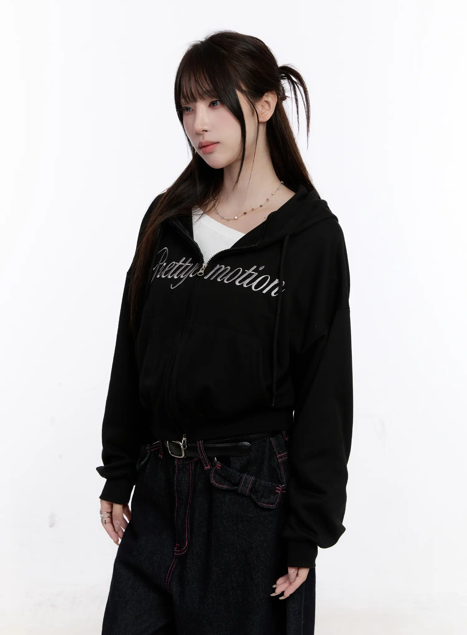 Printed Graphic Zip-up Hoodie CO501 - Image 10