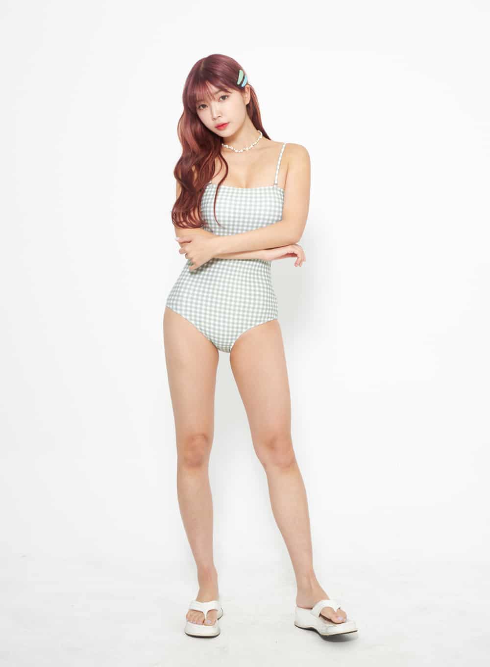 Printed Swimsuit IA312 - Image 3