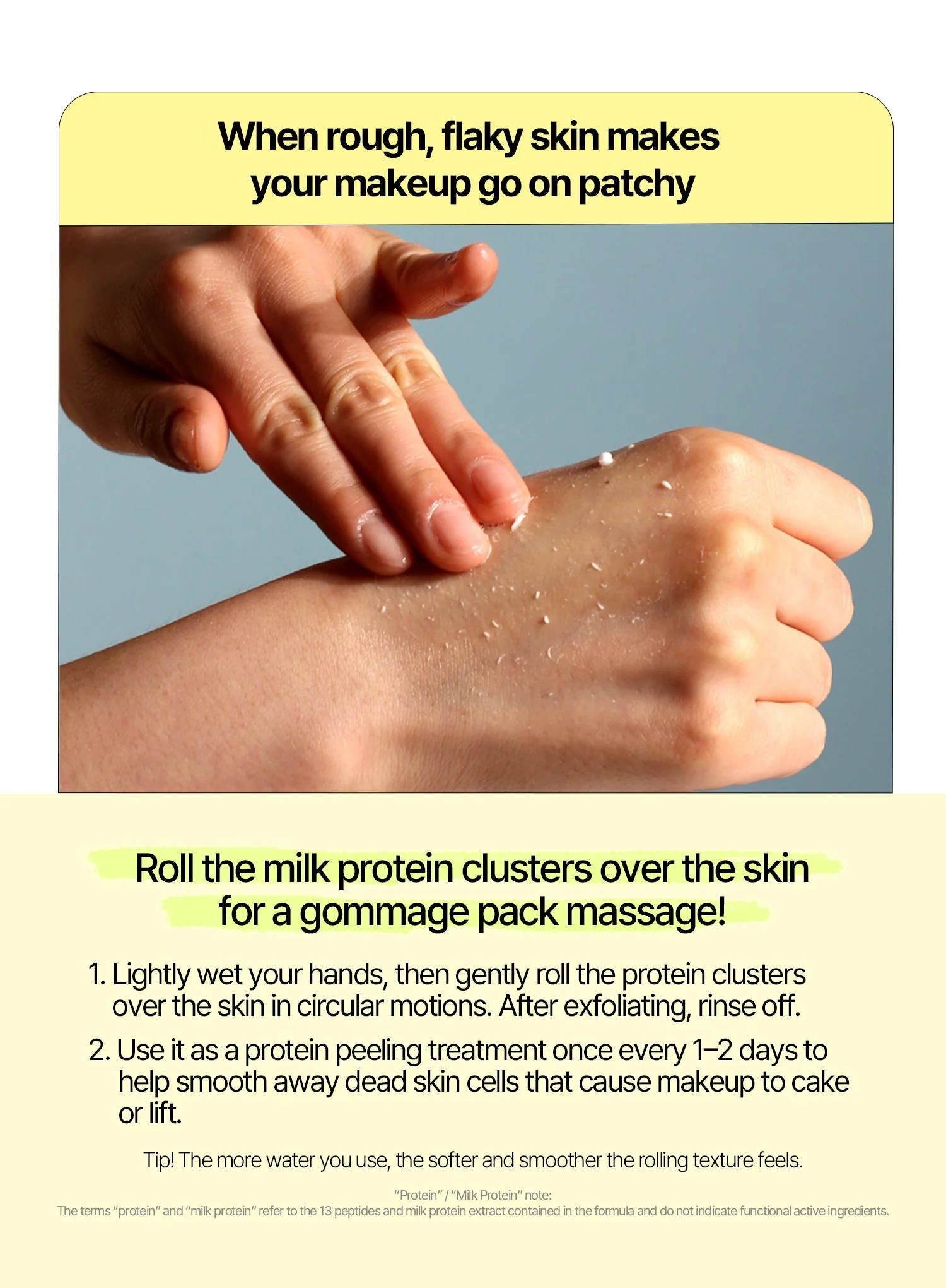 Proni Salt Peptide Gommage Milk Pack Cleanser (90ml) - Image 4