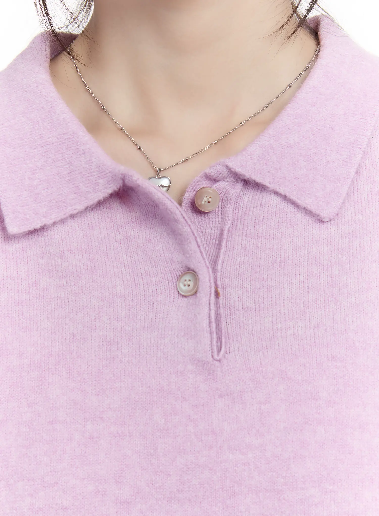 Puff Sleeve Collared Short Sleeve Top CM505 - Image 5