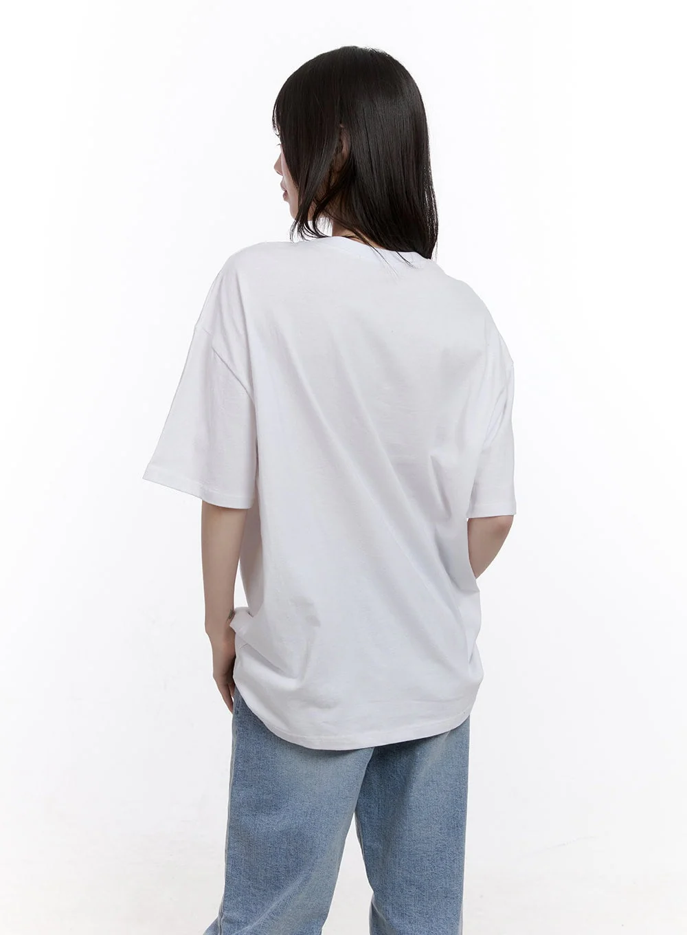 Puppy Graphic Loose-Fit Tee CF512 - Image 8