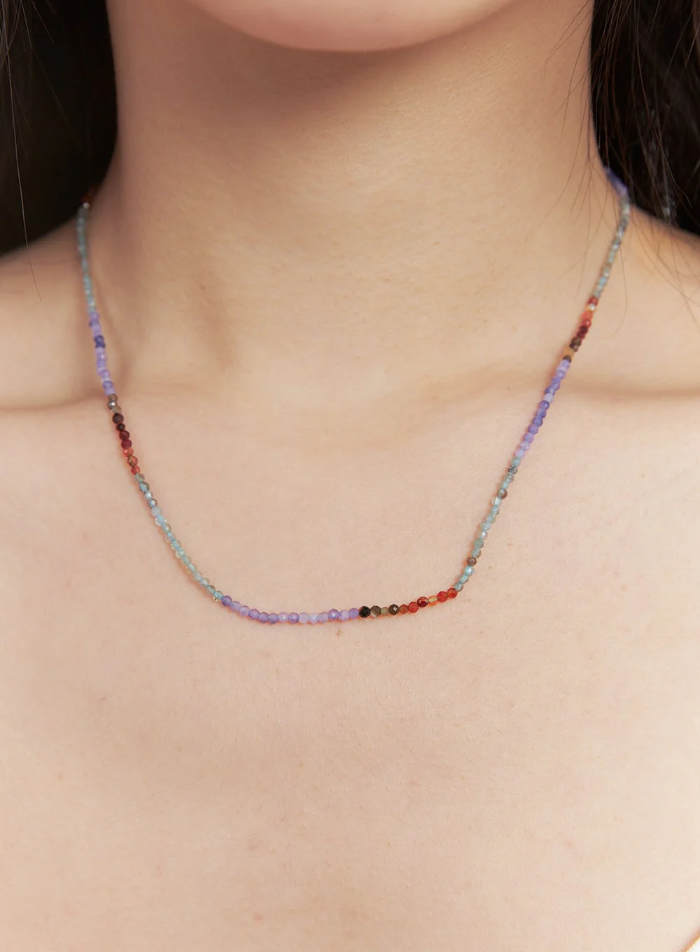 Purple Bijeu Necklace CF520 - Image 3