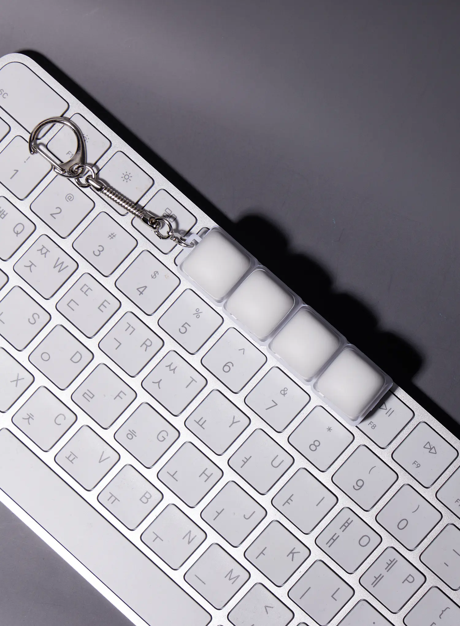 Quad Pebble Keycap Keyring IM527