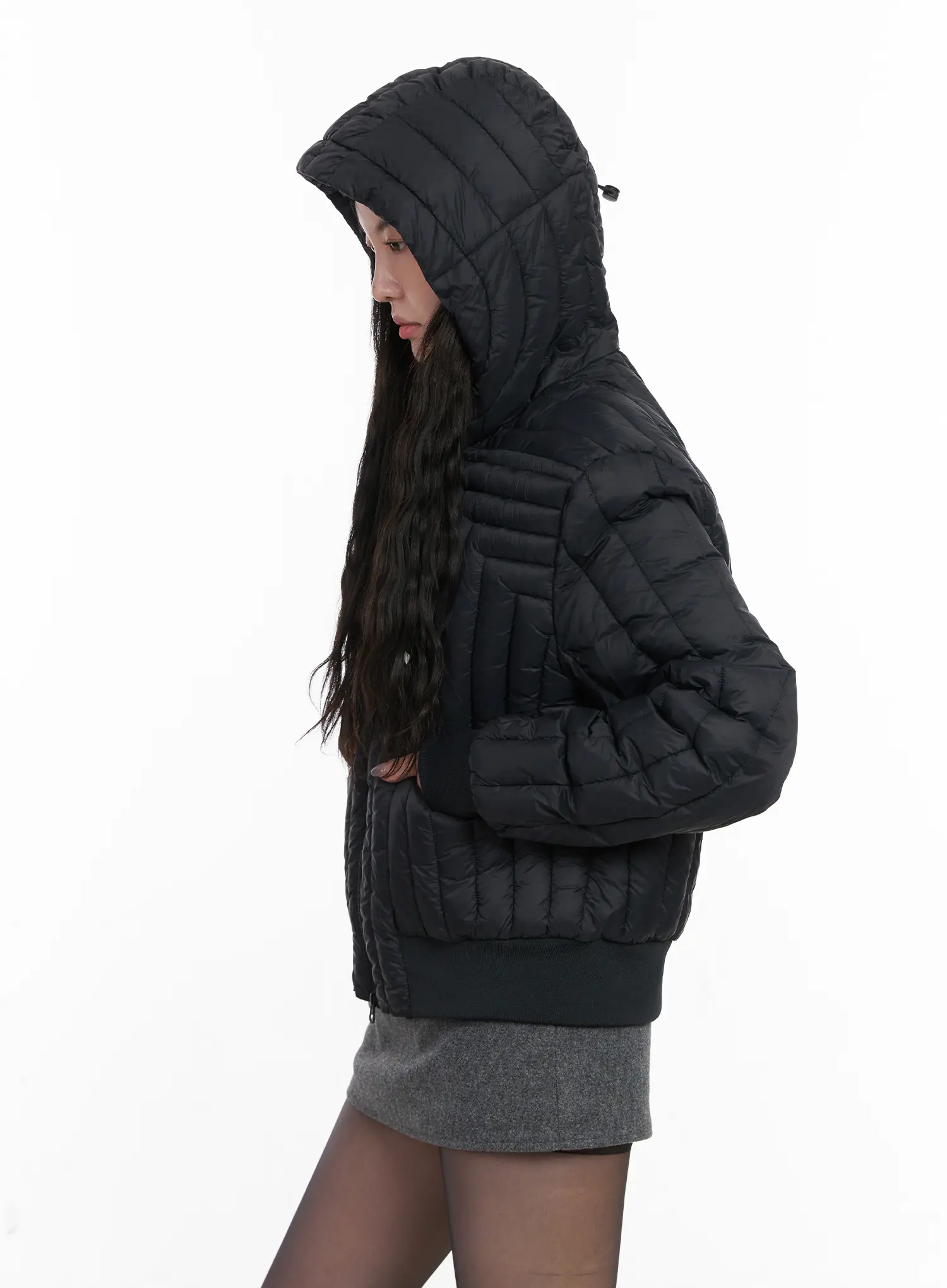 Quilted Puffer Jacket CN513 - Image 6