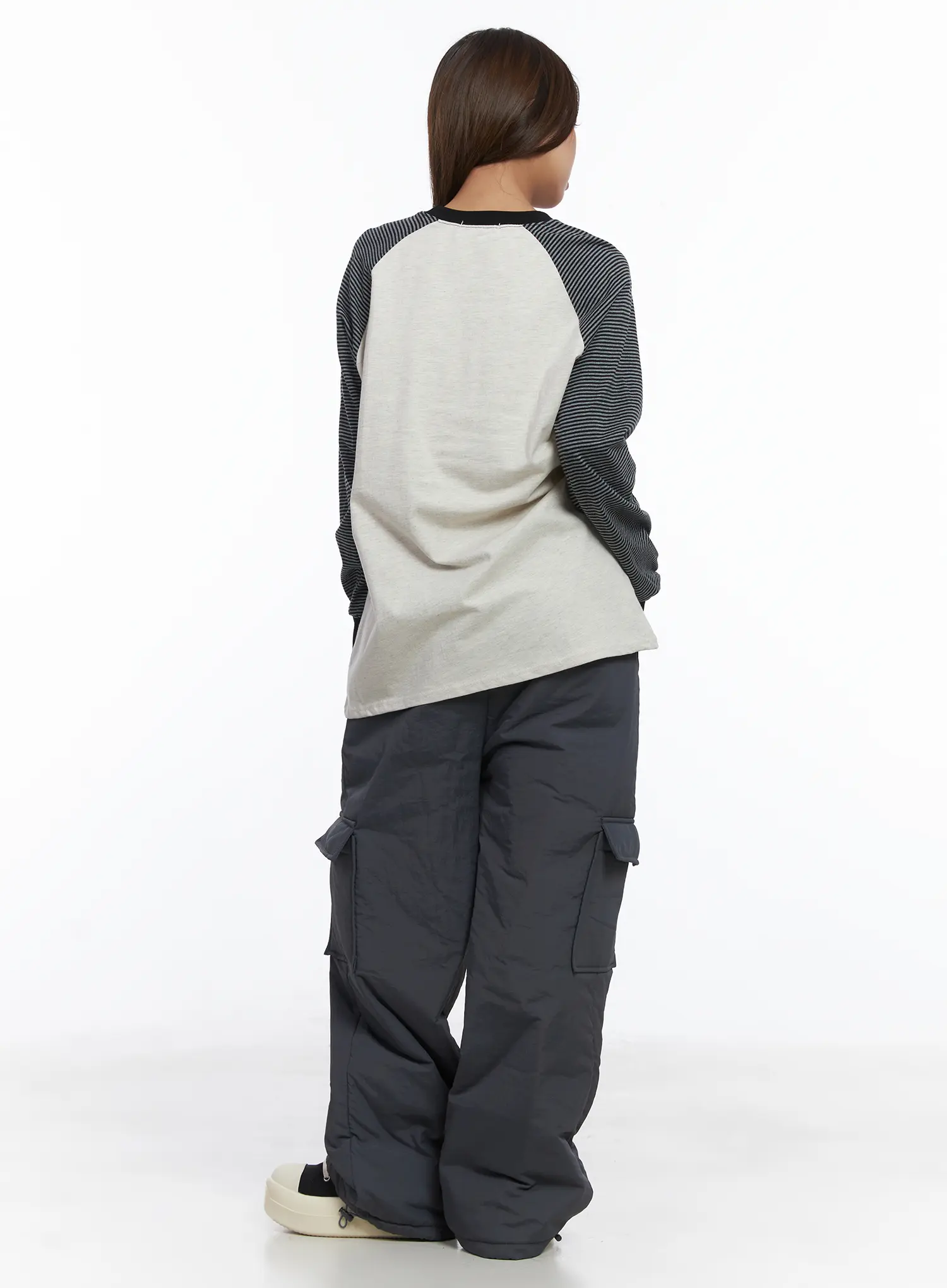 Raglan Stripe Graphic Long Sleeve CJ512 - Image 5