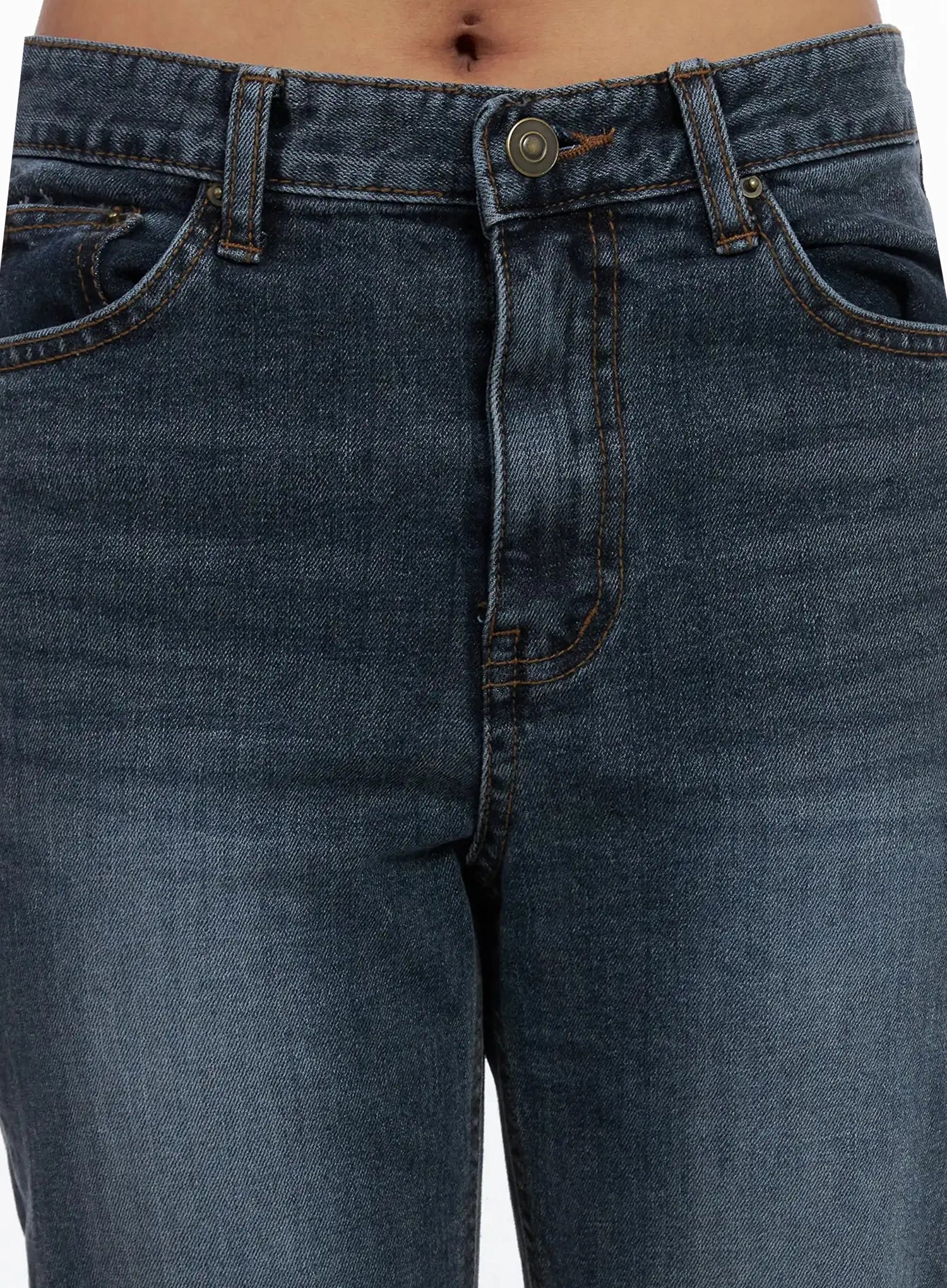 Rara Fleece Flared Jeans ID503 - Image 4