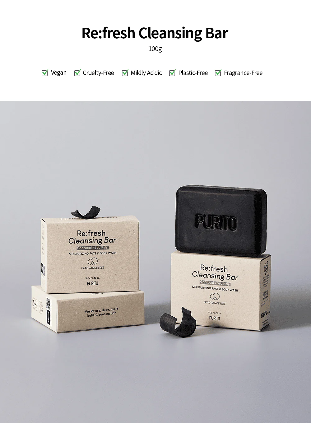 Re:fresh Cleansing Bar (100g) - Image 2