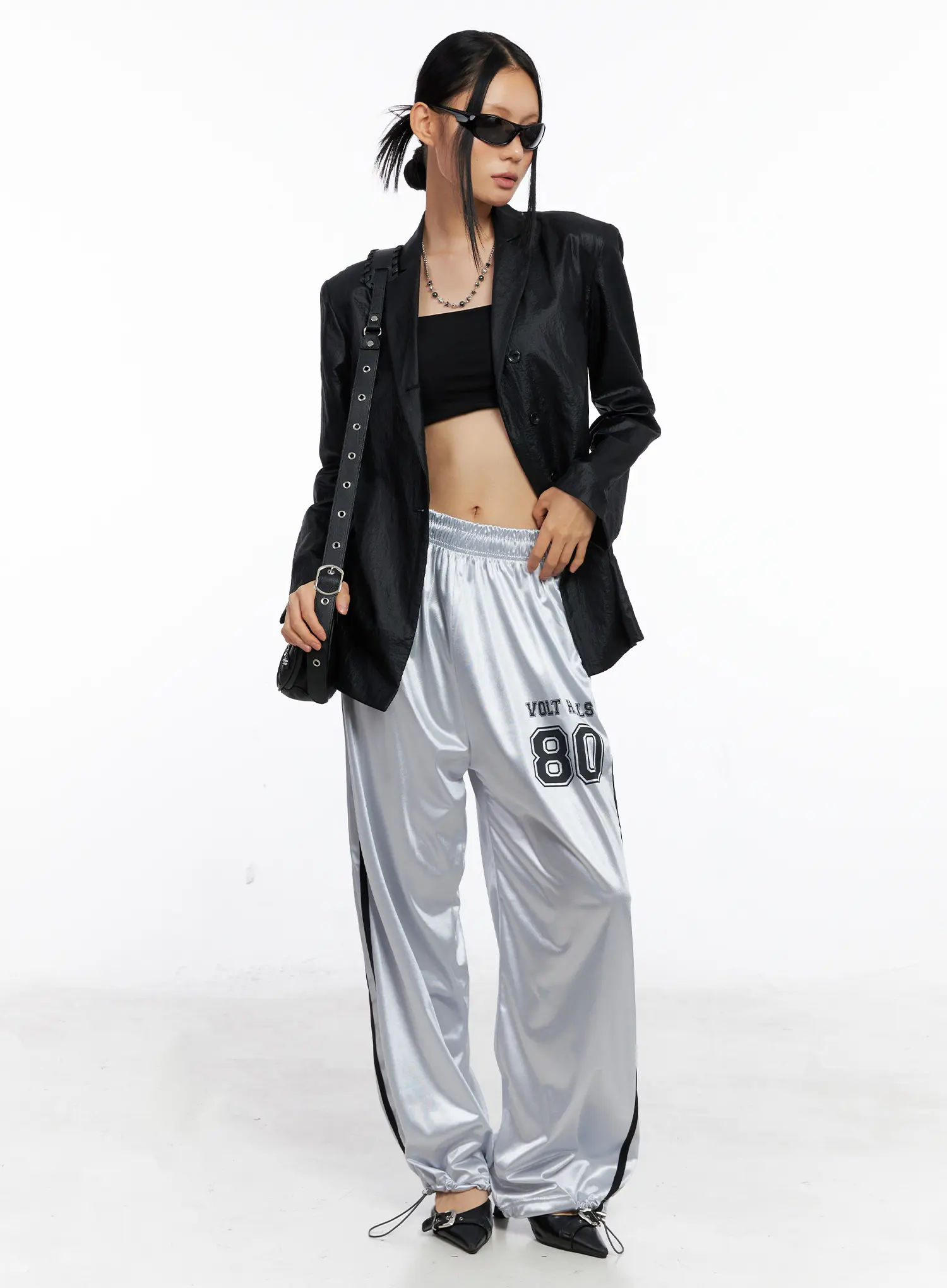 Reflective Track Lounge Pants CS511 - Image 4
