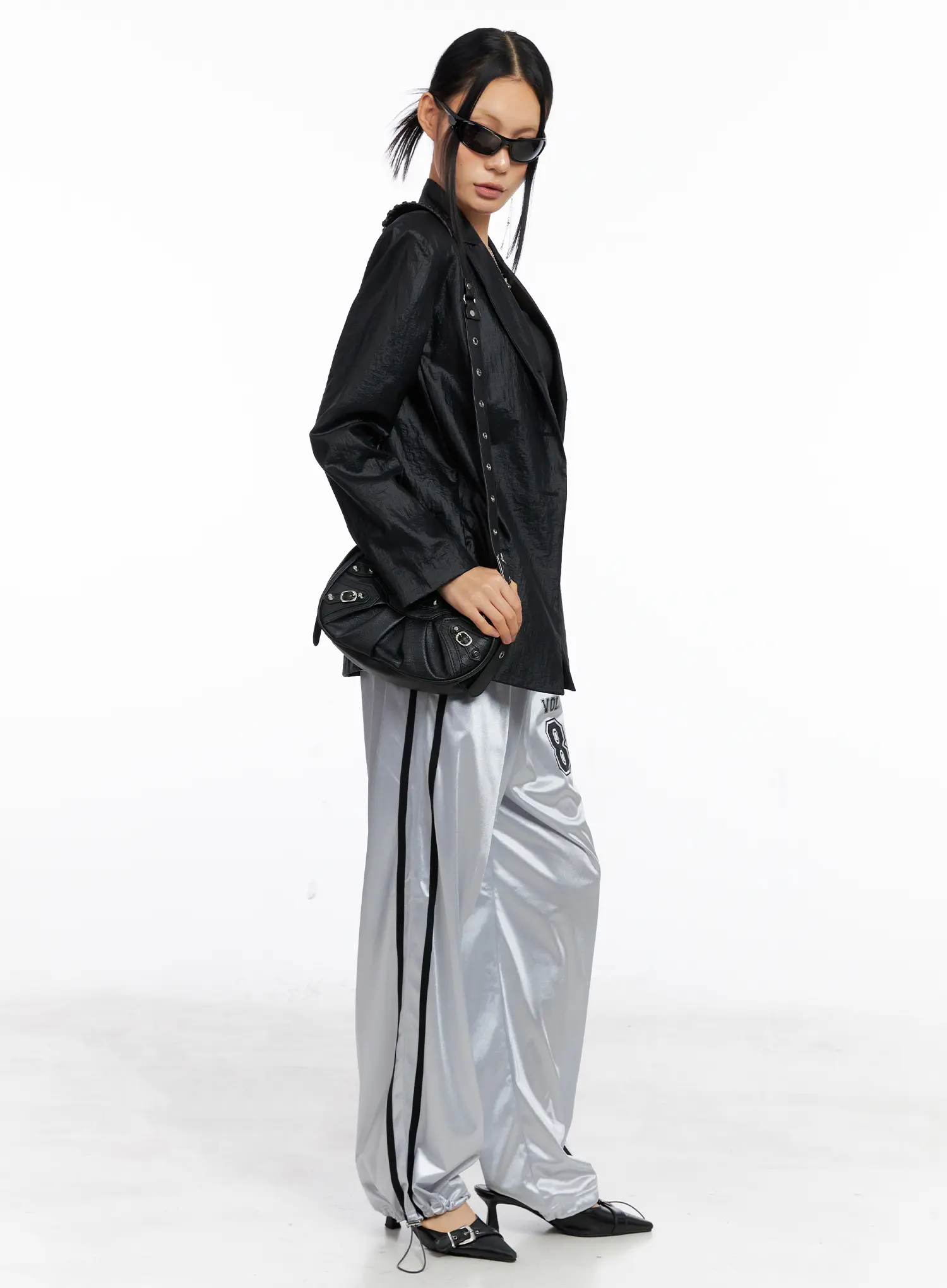 Reflective Track Lounge Pants CS511 - Image 5