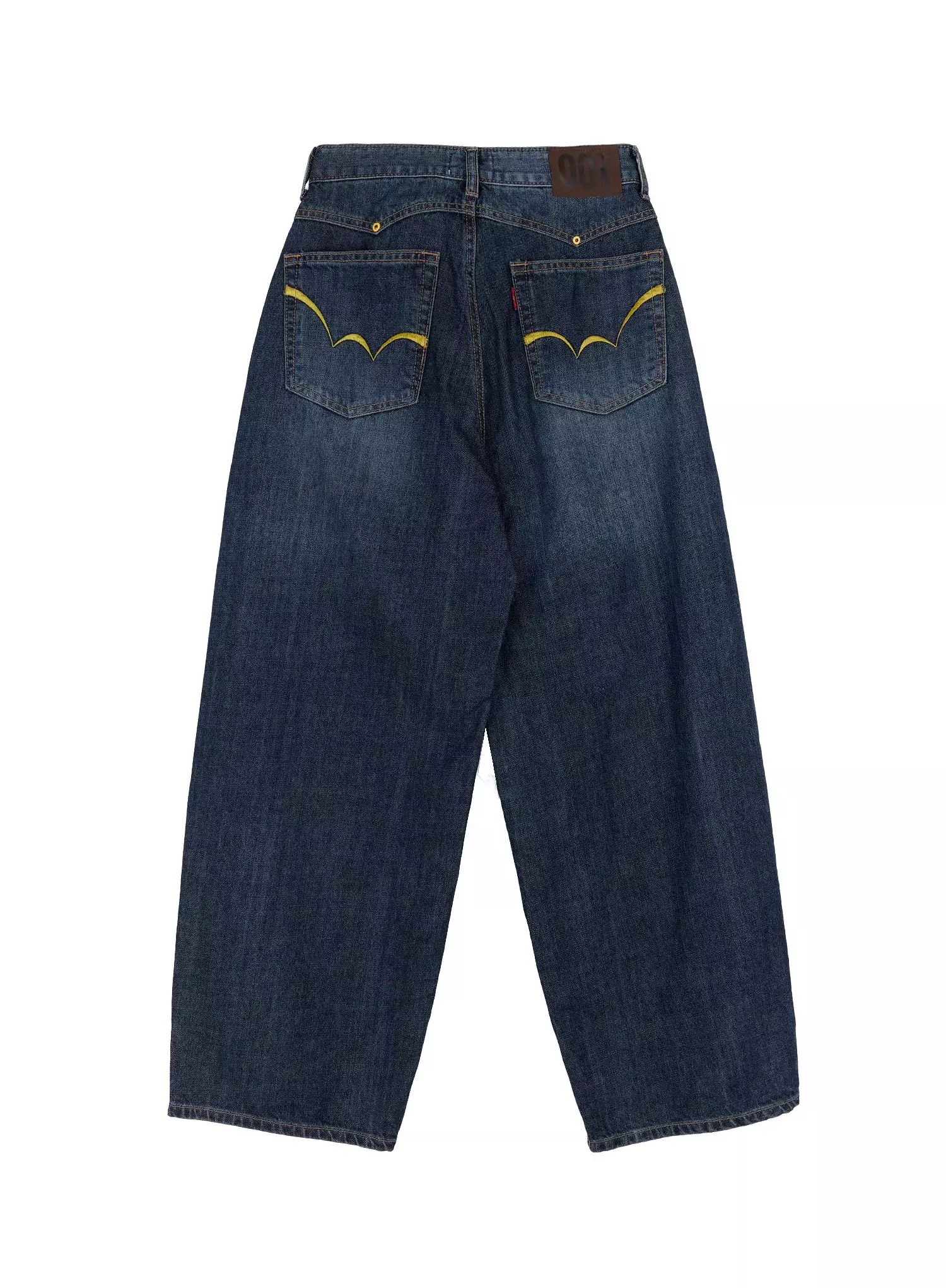 Regina Contrast Stitch Baggy Jeans IN528 - Image 16
