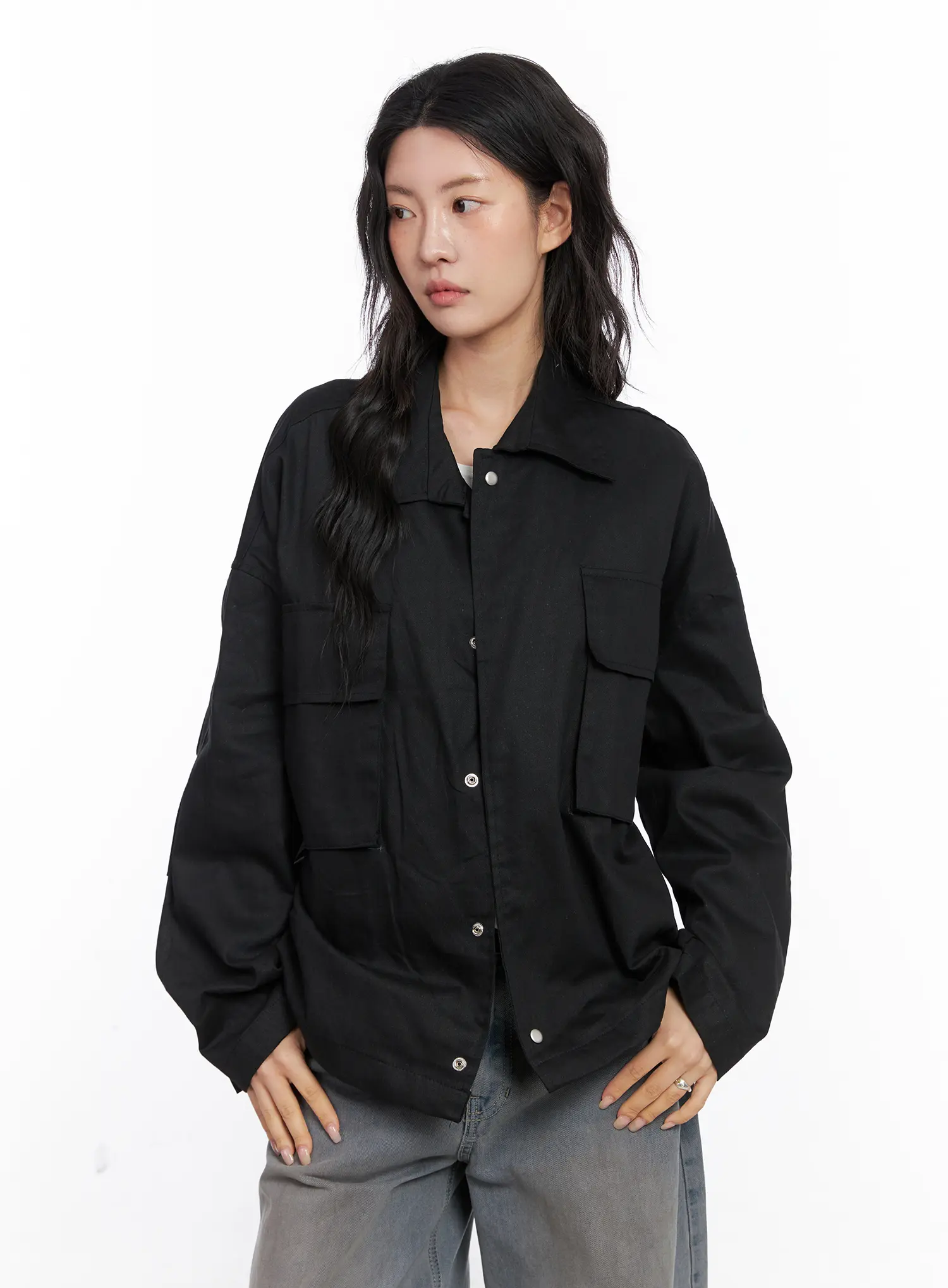 Relaxed-Fit Cargo Jacket CC1809 - Image 11